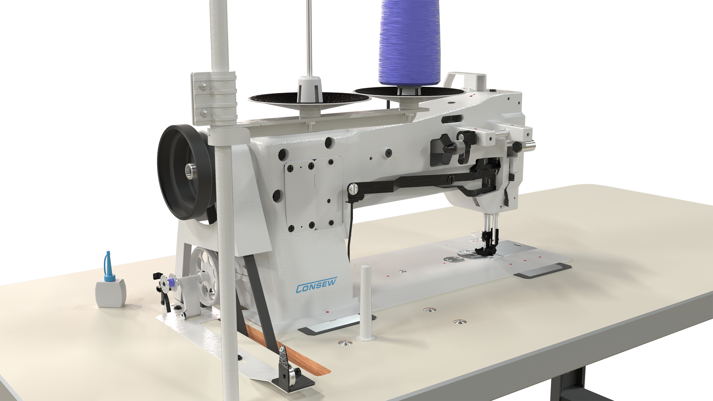 Consew 206RB-5 Industrial Sewing Machine Back View